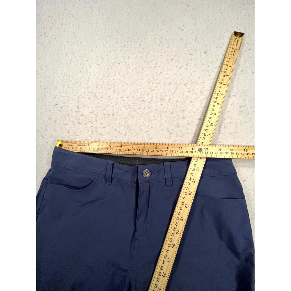 Patagonia Worn Wear Skyline Traveler Pants Womens 8 Blue Slim Fit Sun Protection - Picture 13 of 16